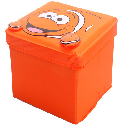 

Space excellent product super-Meng shape children&39s toy storage box cartoon storage stool a loaded 16L goldfish