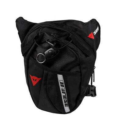 

Men Outdoor Portable Waist Belt Bag Drop Leg Bag Black Nylon Travel Bike Cycle Mountain Camping Camera Zipper Waist Pack
