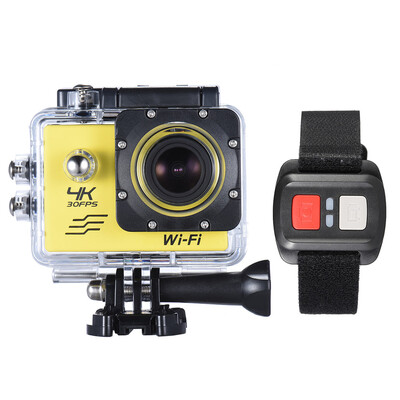 

20" LCD Screen Wifi Sports Action Camera 4X Zoom 170°Wide-angle 4K 30fps 1080P 60fps 16MP Waterproof 30M Car DVR Camcorder with R