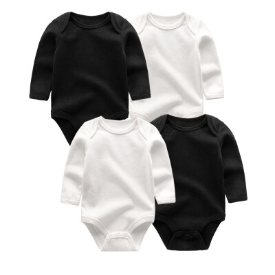 

Long Sleeve Baby Boys Clothes Newborn Bodysuits Clothing Sets 4PCS Roupa de bebe Unicorn Baby Girls Clothes Rompers 0-12M Purple