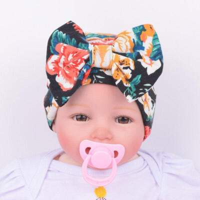 

Newborn Baby Infant Girl Toddler Comfy Bowknot Hospital Cap Warm Beanie Hat