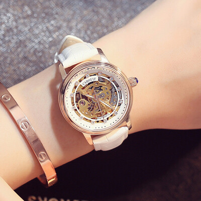 

Fashion Trend Mechanical Watch Waterproof Women Watch Automatic Hollow Watch