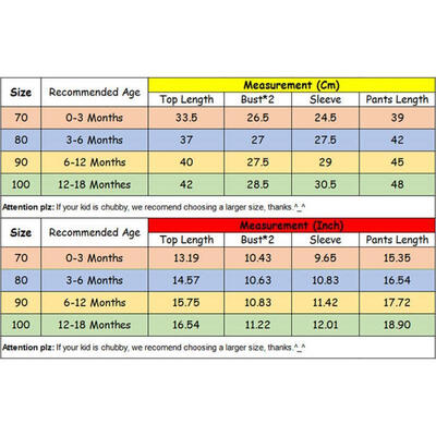 

USA Newborn Infant Baby Boys Girls Clothes Cotton T-shirt TopsPants Outfits Set