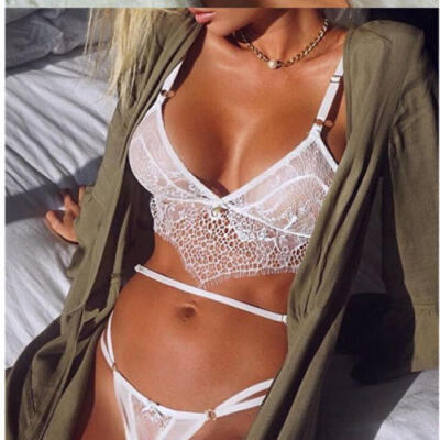 

UK STOCK Sexy Lingerie Set Women Nightwear Underwear Sleepwear Lace G-string