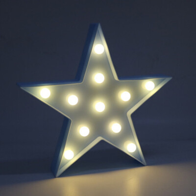 

Star Shaped LED Plastic Sign-lighted Marquee Decoration Light