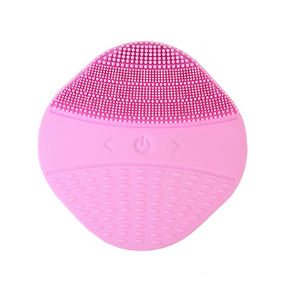 

Face Cleansing Brush Ultrasonic Silicone Cleaning Device Massage Skin Deep Cleaning Rechargeable Waterproof Face Cleanser