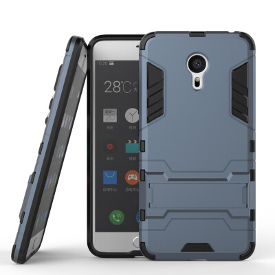 

MOONCASE Meizu Pro 6 Case Detachable 2 in 1 Hybrid Armor Case Dual-Layer Shockproof Case Cover with Built-in Kickstand for Meizu Pro 6