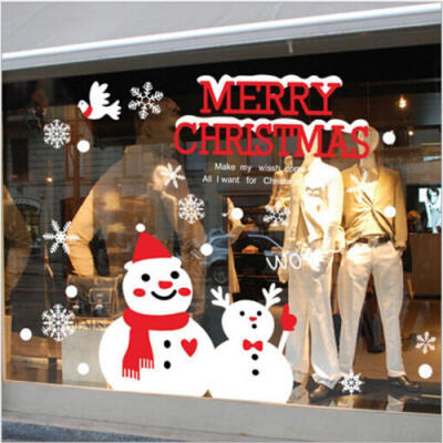 

Christmas Snowflake Frozen Decal Window Wall Sticker Vinyl Art Xmas Home Decor