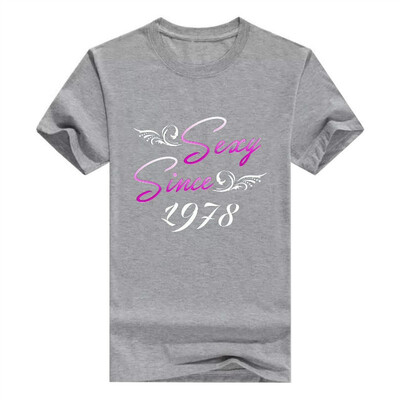 

40th Birthday Gifts idea Sexy Since 1978 40 Years Old Men Tshirt