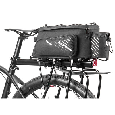 

Rock Brothers bicycle bag rear shelf bag mountain bike package tail bag front&rear saddle bag riding bicycle A9