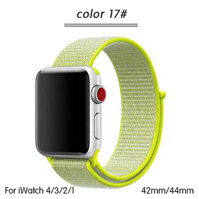 

Kebbit Nylon Sport Band for Apple Watch Series 4 3 2 1 38MM 42mm 40MM 44mm Soft Breathable Watch Strap Colorful iWatch Bands