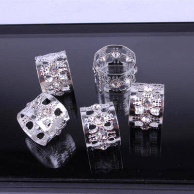 

Dirty Braid Buckle Hair Coils Twisted Ties Dreadlocks Braiding Ring Gold Silver