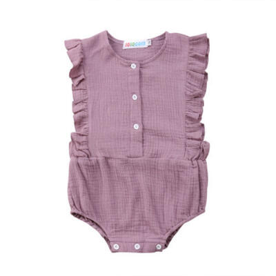 

UK Cotton Newborn Baby Girl Sleeveless Romper Jumpsuit Bodysuit Outfit Clothes