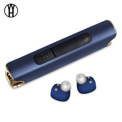 

WH TWS-S2 Bluetooth Headphone Waterproof IP67 Headset Binaural Stereo earphone with 850 mAH Charger box For iPhone android