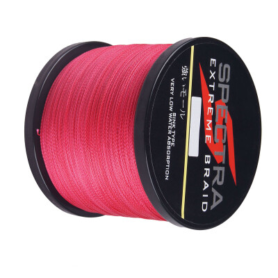

100M-2000M 6LB-300LB Test Red 100%PE Dyneema Braided Fishing Line