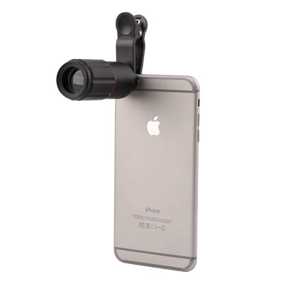 

Universal 8-18x Zoom Optical Mobile Phone Telescope Telephoto Camera LenClip