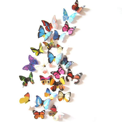 

UpperX 3D DIY Wall Sticker Stickers Butterfly Home Decor Room Decorations 24 pcs