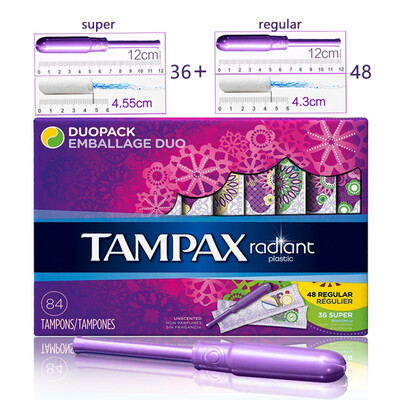 

Tampax Tampons with Wrapper Independent instead of Sanitary Pad Menstrual Cup Regular&Super