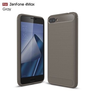 

Fivice Asus Zenfone 4 Max ZC520KL case Luxury brushed carbon fiber TPU soft shell