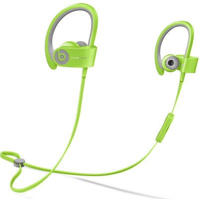

Удары Powerbeats2 Доктором Дре Беспроводные наушники - белый гибридную версию беспроводных Bluetooth беспроводных наушников спорта с пшеницей MHBG2PA / A