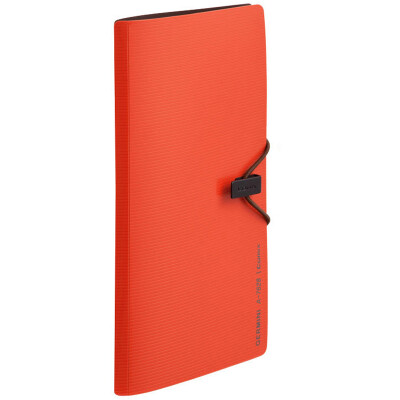 

Comix A7628 30 Portable Business Card Holder Card Album Orange Germini Series