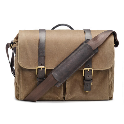 

ONA 013GR The Brixton Shoulder Skew SLR Camera Bag Professional Camera Bag Casual Canvas Handmade Classic Gray