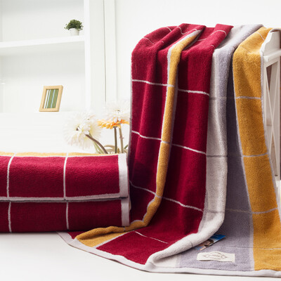 

Vogue Jieyu pure cotton bath towel large super thick romance statue towel towel 70 140cm red