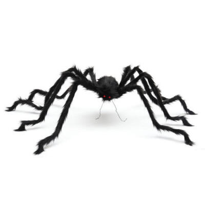 

Spider Halloween Decoration Haunted House Prop Indoor Outdoor Black Giant CA