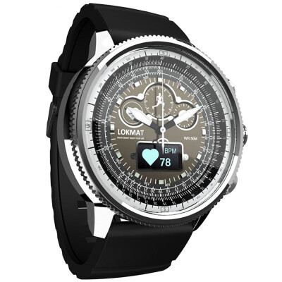 

Lokmat MOKA Smart Watch Sport Band Fitness Tracker Heart Rate Calories Sensor BT Pedometers Information Reminder Digital Men Clock