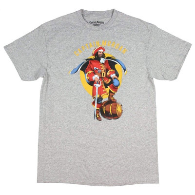 

Captain Morgan Spiced Rum Company Mens Graphic Logo T-Shirt