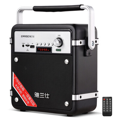 

Yalan Shi EARISE T1 Mini Portable Mobile Square Dance Speaker Portable Card Speaker High Power Amplifier Blue