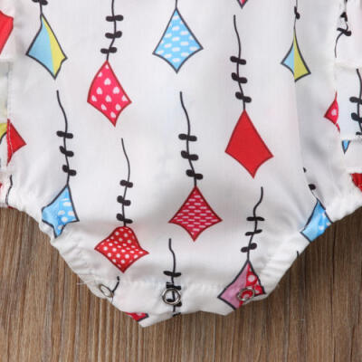 

Newborn Kids Baby Girls Infant Romper Jumpsuit Floral Sleeveless Clothes Outfits