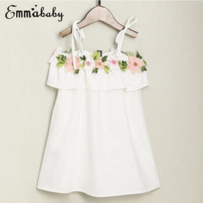 

AU Family Clothes Mother Daughter Matching Summer Baby Girl Floral Dress Outfit