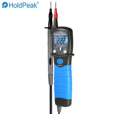 

HoldPeak High Precision Auto-range LCD Pen Type Digital Multimeter DCAC Voltage Meter Resistance Capacitance Diode Tester