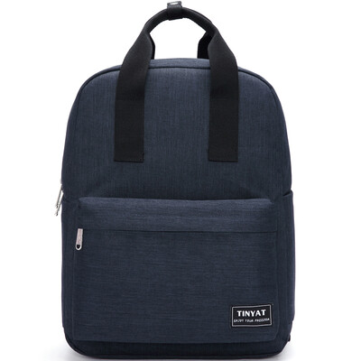 

Tianyi TINYAT наплечная сумка Мужская повседневная сумка Корейский пара спортивный рюкзак Tide Bag Bunny Мужская и женская сумка для компьютера T809 Black Blue