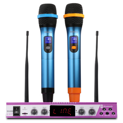 

Shinco S5200 Wireless Microphone Wireless Handheld Microphone Smart Bluetooth Connect to TV K song