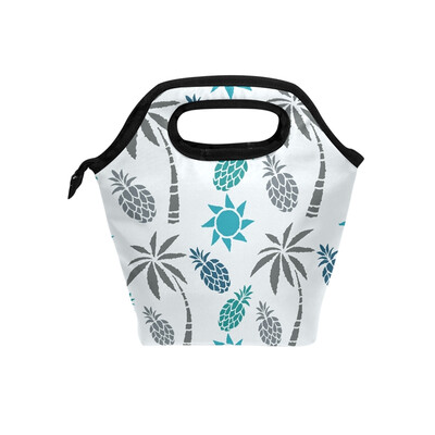 

Lunch Bag Tote Bag Pineapple Travel Picnic Organizer Lunch Holder Handbags Lunch Bag Box