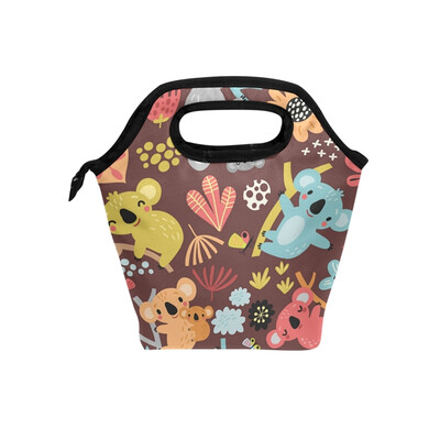 

Lunch Bag Tote Bag Koala Travel Picnic Organizer Lunch Holder Handbags Lunch Bag Box