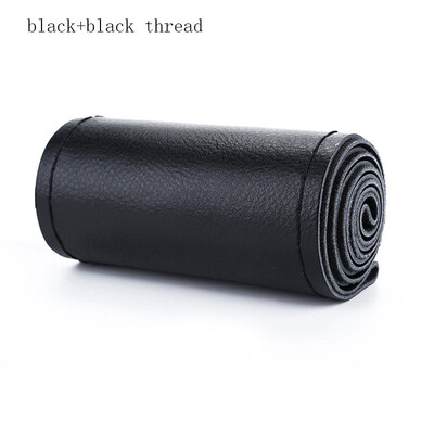

Hand sewing Car Steering Wheel Cover Top Layer Leather Braid Needles Thread Car-Styling Interior Accessory comfort Protection