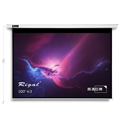 

Rigal 100 inch 43 electric curtain projector screen projector screen projection screen projection cloth home office HD screen