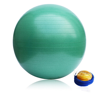 

Non-his Feta yoga ball 65cm thick explosion-proof pregnant women midwife ball with inflatable tube green
