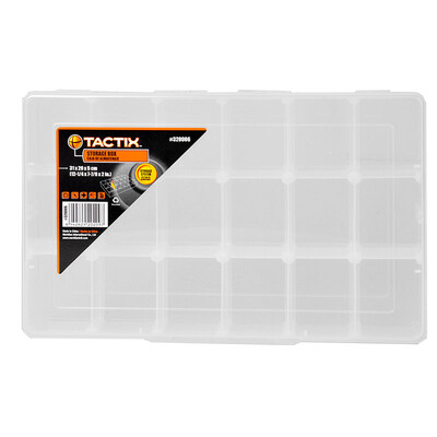 

Extension Tactix 320006 18 grid plastic finishing box storage box small storage cabinet