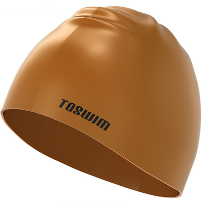 

TSIWIM (TOSWIM) TS314001 ergonomic 3D stick type swimming cap brown