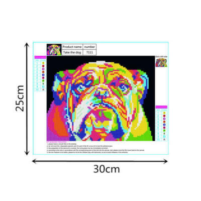 

5D DIY Diamond Painting Animal Embroidery Cross Crafts Stitch Decor Home