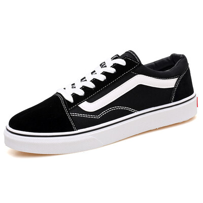 

Mens Shoes Fashion Lace Up Canvas Shoes Casual Outdoor Shoes Breathable Light Shoes For Men Black White Size 35-44