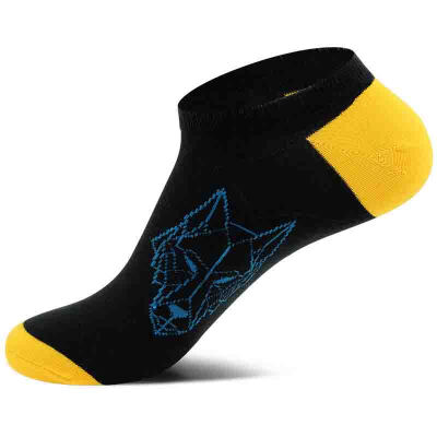 

Seven wolves socks male cotton sweat breathable men socks cotton gift box D0013 are 6 double