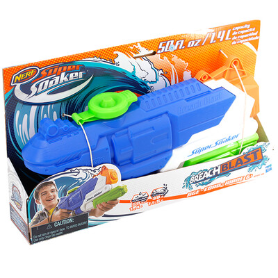 

Hasbro NERF Hot Water Gun Water Dragon Series Poseidon Transmitter (Orange White Green) Outdoor Toys B4438