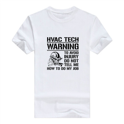 

Avoid Injury Dont Tell Me How To Do Job HVAC Tech Premium Mens T-Shirt