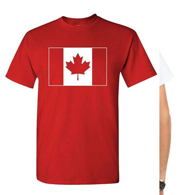 

CANADIAN FLAG - Mens Cotton T-Shirt