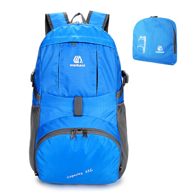 

Lightweight Nylon Foldable Backpack Water-resistant Backpack Folding Bag Portable Men Women Backpack for Travel Camping Hiking